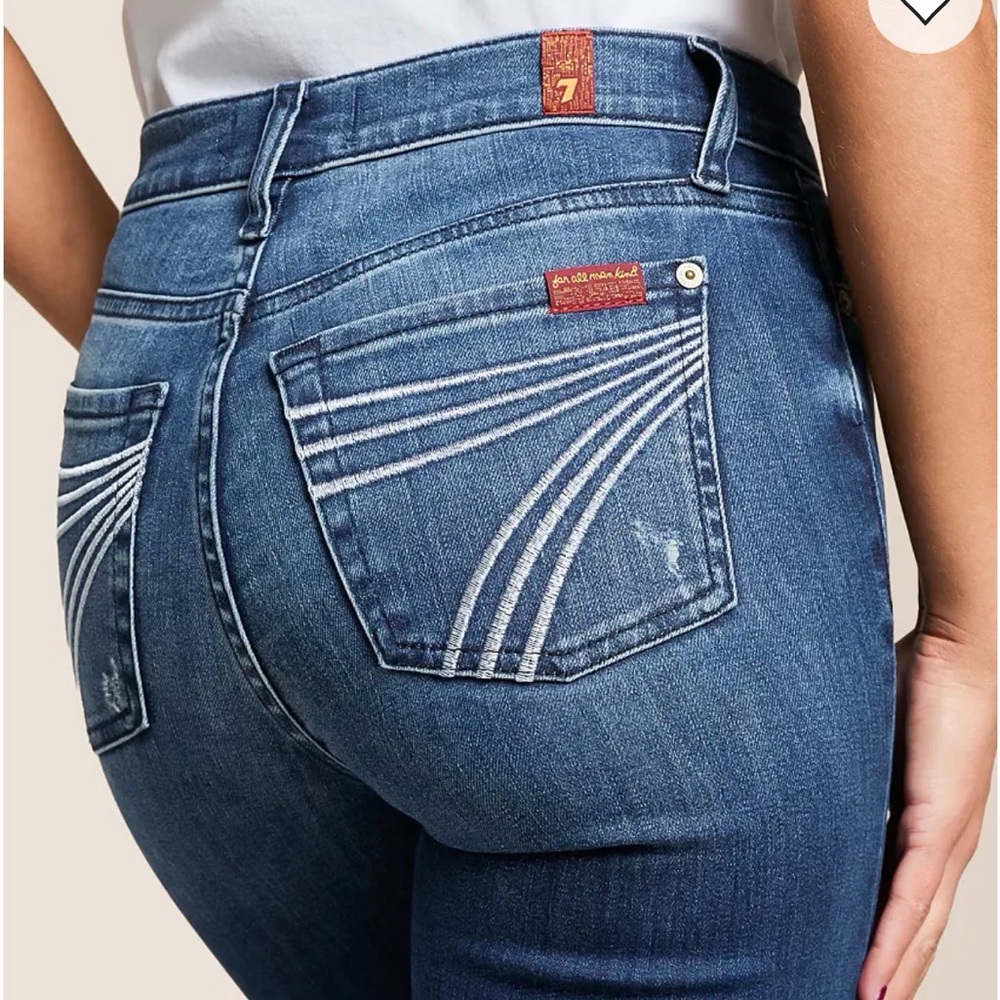 7 For All Mankind High Rise Indigo Jeans